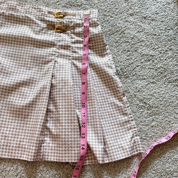 Vintage Houndstooth Circle Mini Skirt - Picture 4 of 6